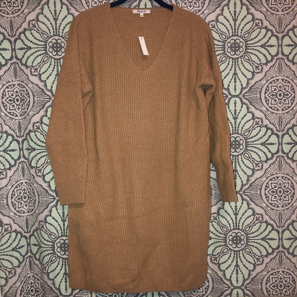 Madewell Relaxed Vneck Sweater Dresser